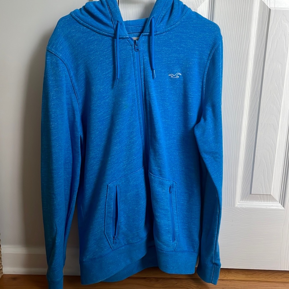 Blue Hollister jacket!